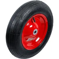Bgs Roue de brouette | Roue gonflable avec chambre à air | 350 mm