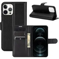 Screen Guard Professional Garde en cuir (Apple iPhone 12 Pro Max), Coque pour téléphone portable, Noir