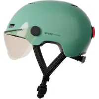 Cosmo Connected Casque vélo Fusion+ Sauge brillant