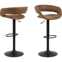 Fonq Grace Tabouret de bar, marron.
