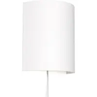 Licht-Erlebnisse Applique murale moderne avec câble de raccordement blanc élégant blanc Loft Applique ALICE