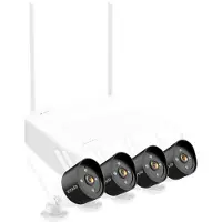 Tenda K4W-3TC kit de vidéo-surveillance Avec fil &sans fil 4 canaux
