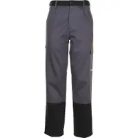 Planam Pantalon de protection contre la chaleur et la transpiration WeldShield gris/noir, taille 62 (62)