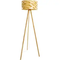 Näve Lampadaire, bambou, 3 pieds, H 148 cm