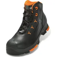 Uvex 2 Bottes à lacets S3 SRC, taille 45, noir/orange