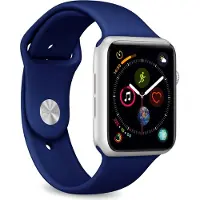 Puro Icône 42-44mm (44 mm, Silicone), Sangles de montre, Bleu