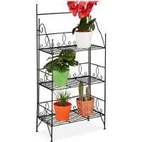 Relaxdays Étagère à fleurs, pliable