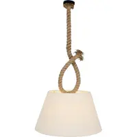 Näve Rope Lampe à suspendre E27 Ø45cm Naturel