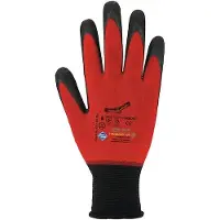 Asatex Gants Condor taille 9 rouge/noir EN 388 EN 407 EPI catégorie II (9)