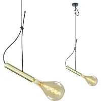 Näve E27 Lampe suspendue CORBATIN 25x4,2cm laiton 140745