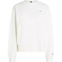 Tommy Hilfiger Contrast Flag Regular Fit Sweatshirt Blanc XL Femme