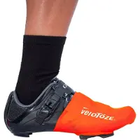 VeloToze : couvre-chaussures pour pédales, taille unique, orange - protection étanche pour les pieds, idéale pour le cyclisme.