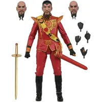 NECA DC Comics King Features Actionfigur Flash Gordon (1980) Ultimate Ming (Red Military Outfit) 18 cm