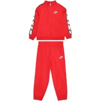 Nike Kids Full Zip With Logo Tap Long Sleeve Set Rouge 4-5 Years Enfants