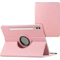 IMoshion Coque tablette rotatif à 360° pour Samsung Galaxy Tab S10 Plus / Tab S9 FE Plus / Tab S9 Plus - Rose