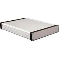 Hammond Extruded aluminium enclosure, clear (Boîtier), Accessoires électroniques + boîtier, Transparent