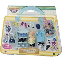 Sylvanian Families La valisette de mode Grande sœur chien Caramel