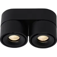 Lucide Projecteur de plafond Yumiko Double Noir