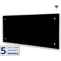 Adax CLEA WIFI VARMEPANEL SORT 230V - 1000W, Radiateur, Noir