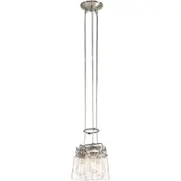 Elstead Lighting Brinley Lampe à suspendre E27 triple nickel brossé (E27)