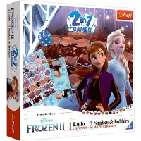 Trefl Jeu 2-en-1 chinois / Serpents et échelles Frozen2 02068
