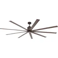CasaFan Ventilateur de plafond Big Smooth Eco 224cm Bronze - CASAFAN -