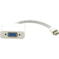 Kramer Câble adaptateur (Mini DP, 15 cm), Adaptateur données + vidéo, Blanc