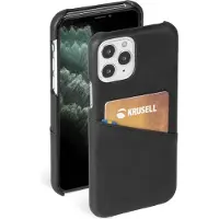 Krusell Sunne CardCover Apple iPhone 12 Pro Max vintage black (62177) (Apple iPhone 12 Pro Max), Coque pour téléphone portable, Noir
