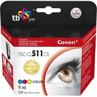 TB Print TBC-CL511CR cartouche d'encre 1 pce(s) Bleu, Violet, Jaune