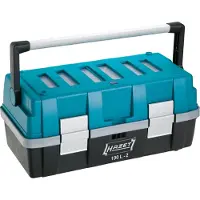 Hazet 190L-2 boîte à petites pièces/outils Plastique Noir, Bleu