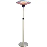 Silva Chauffage infrarouge 2100 W métal, Radiateur infrarouge, Argent