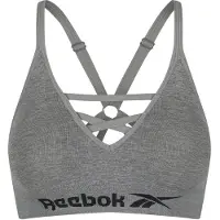 Reebok Soutien-gorge de sport sans couture Maryna Gris Chiné femme