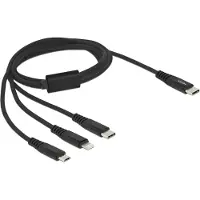 DeLOCK Câble de chargement USB 3 en 1 USB Type-C zu Lightning /