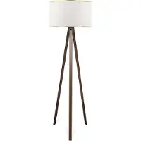 Opviq , lampadaire haut de gamme 100 % bois, design scandinave, hauteur : 140 cm, abat-jour en tissu (21 x 38 cm), douille E27, 40 W max., un éclairage élégant pour votre intérieur.