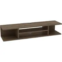 Skye Decor , Pivot - Walnut, meuble TV, noyer, 100 % PANNEAUX DE PARTICULES MÉLAMINÉS, 120 x 29,5 x 23 cm
