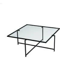 Skye Decor , Sun S409, tables basses, noir, verre, 85 x 35 x 85 cm