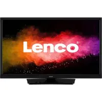 Lenco 24 pouces HD LED TV avec DVB-T2 DVB-C DVB-S2 12V Noir -