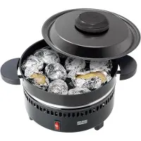 Stöckli Four à marrons, Gril de table, Noir