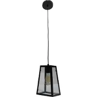 Näve - Lampe à suspension en métal, Sherlock, hauteur totale : 200cm max, abat-jour l:18cm ; l.14cm plaque de plafond d : 12cm ; 7065522