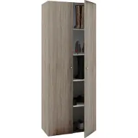 VCM XL bois Grande armoire à chaussures Commode à chaussures Grande étagère à chaussures Vandol 5 compartiments