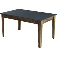 Skye Decor , Milan 513 - Noyer, Anthracite, Tables à manger, Noyer, 145 x 75 x 88 cm