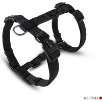 Wolters Harnais professionnel taille M 30-50 cm x 1,5 cm noir (M, Chien, Général, Promenade)