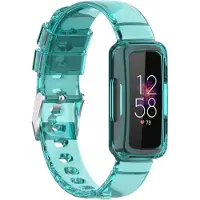 Cover-Discount Fitbit Inspire 3 - Bracelet sport avec protection d'écran bleu (Silicone), Sangles de montre, Bleu