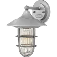 Elstead Lighting Elstead Marina Applique murale d'extérieur E27 30cm argent IP44