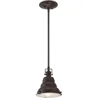 Elstead Lighting East Vale Lampe à suspendre E27 26cm Bronze palladien (E27)