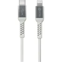 Prio Câble de charge et de synchronisation USB C vers Lightning MFi 2 m blanc