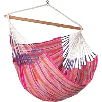 LA SIESTA Habana Flamingo - Chaise hamac Comfort en cotonrose Chaise hamac