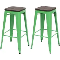 MCW Tabouret de bar -A73 (lot de 2)