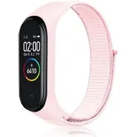 Cover-Discount Xiaomi Mi Band 7 - Bracelet de remplacement en tissu nylon (Nylon), Sangles de montre, Rose