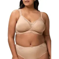 Triumph Modern Lace+Cotton Soutien-Gorge Sans Armature - 75